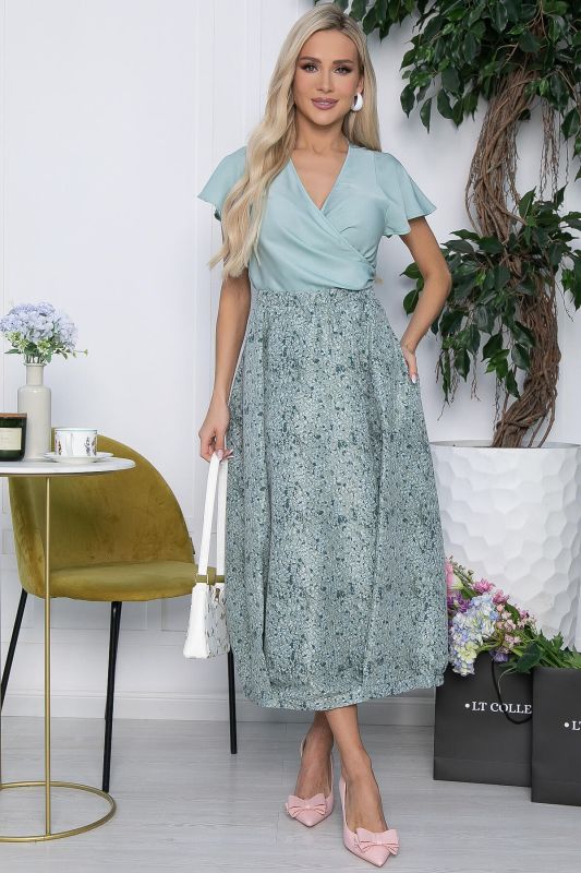 Boho skirt (green) J10630