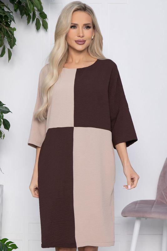 Dress Kayla (brown) P10677