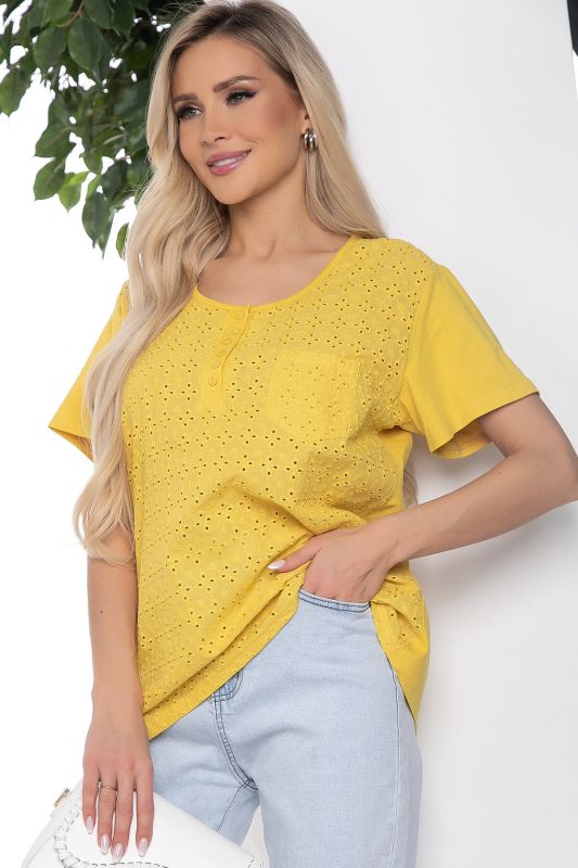 Blouse Radmila (mustard) B10430