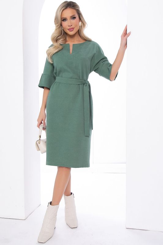 Dress "Perseus" (olive) P8109