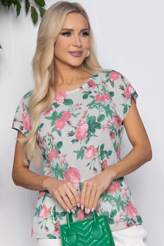 Amadeus blouse (flowers) B10492