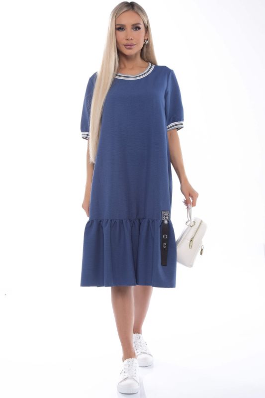 Dress "Rita" (blue) P8915