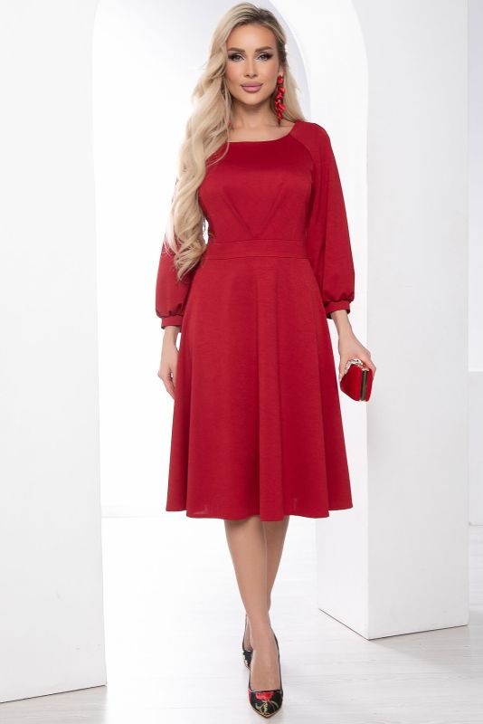 Dress "Romantic evening" (red) P8430