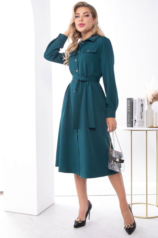 Dress "Merion" P7317 (green)