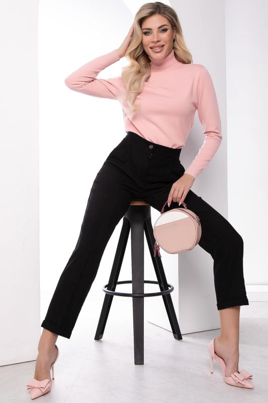 Trousers "The Secret of a Successful Lady" (black) B7923