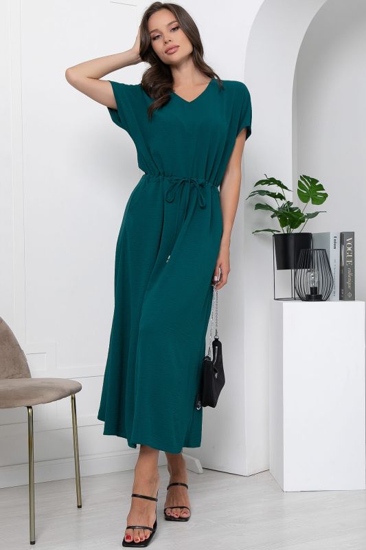 Dress "Lina" (emerald) P6047