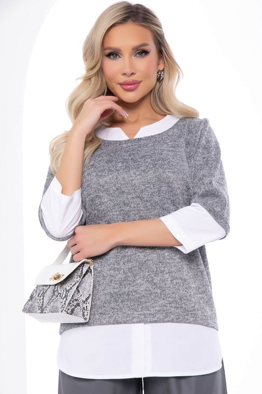 Jumper "Delicate accent" (gray) B8121