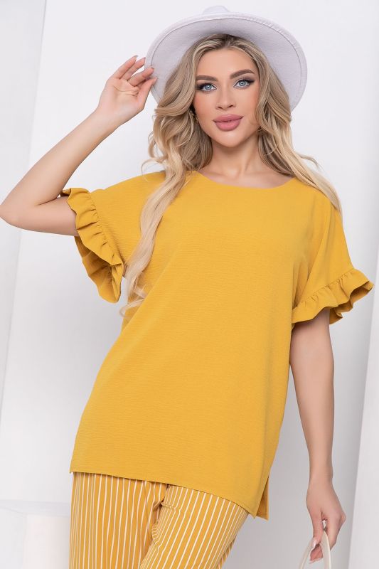 Blouse "Erika" (yellow) B8627