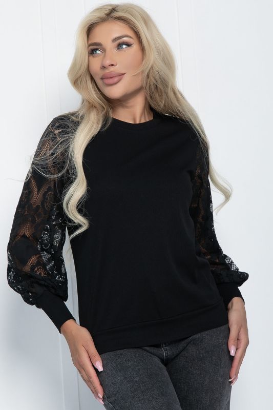 Arabella blouse (black) B11058