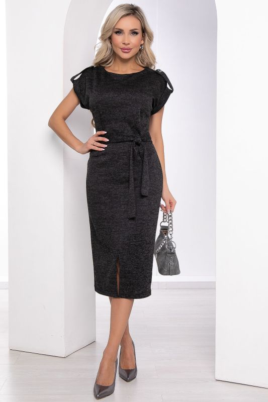 Dress "Path to a dream" (black melange) P8458