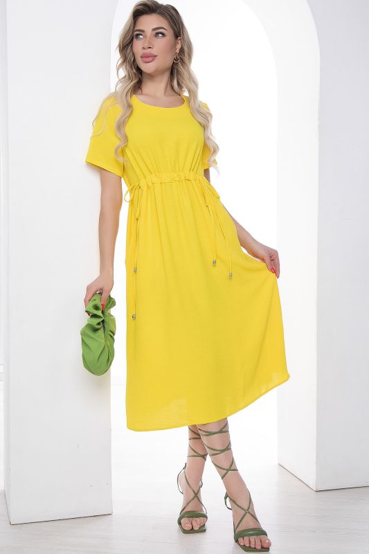 Dress Summer Flowers (yellow) P10022