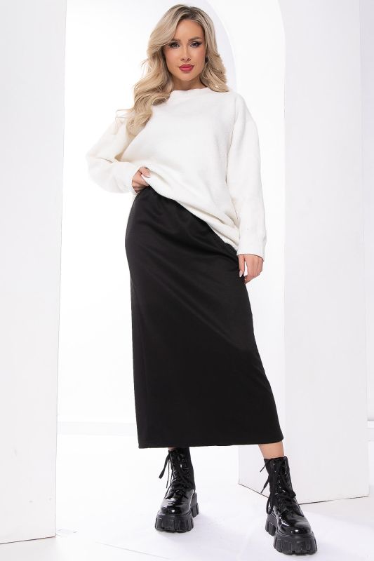 Maxi skirt (black) U7993