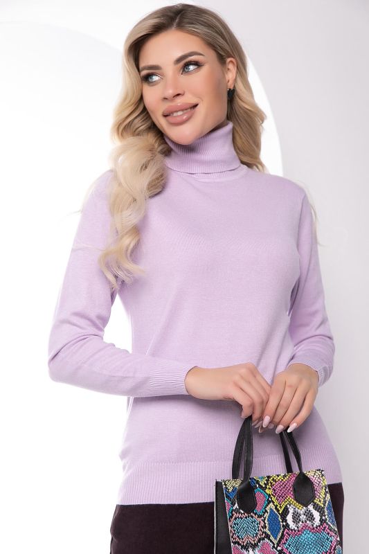 Turtleneck "Winter Story" (lilac) B7838