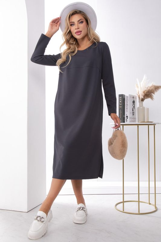 Dress "Confident step" P7264 (Gray)