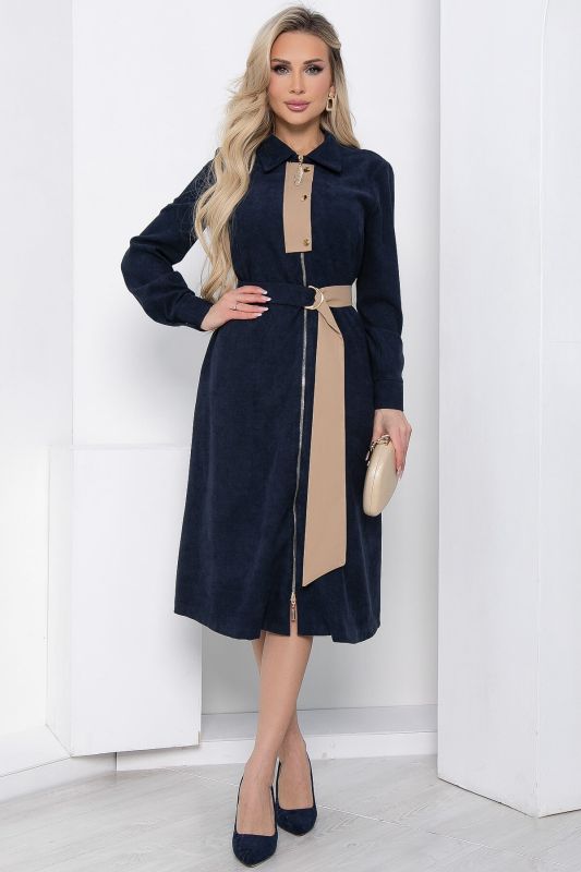 Corduroy dress "Sense of Style" (blue) P8585