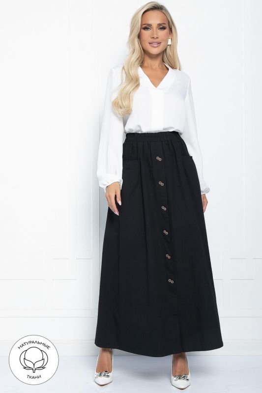 Guetta maxi skirt (black) J11182