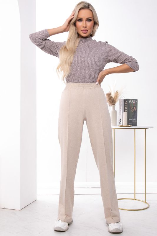 Trousers "Adalina" (beige) B7340