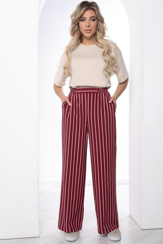 Pants "Lifestyle" (burgundy) B8548