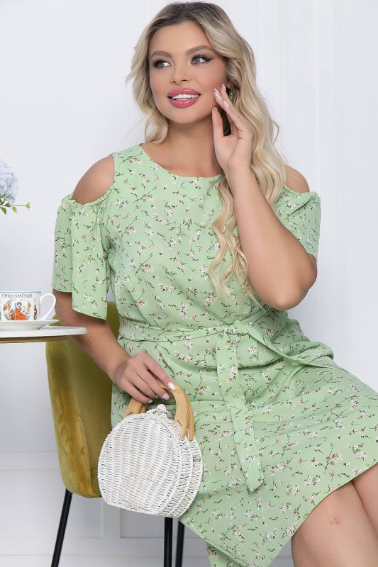 Dress "Marianna" (delicate green) P5663